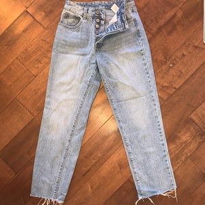 brandy melville blue mom jeans